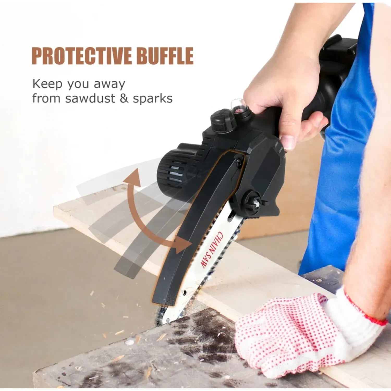 Mini Motosierra Inalambrica 2 Baterias