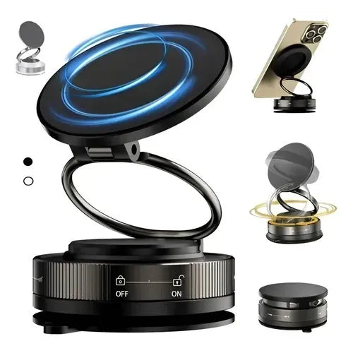 Soporte Magnetico Giratorio 360° con Luz Led